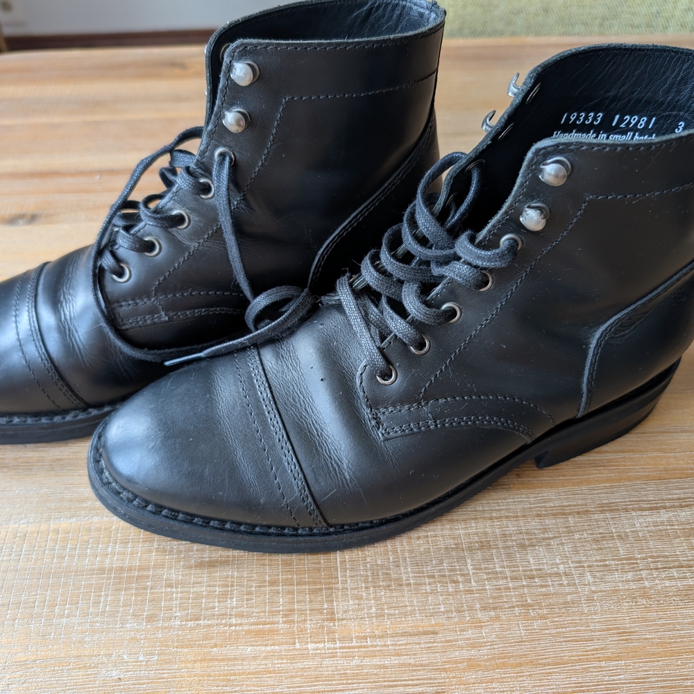 Thursday Boot Company Black Leather Men's Boots